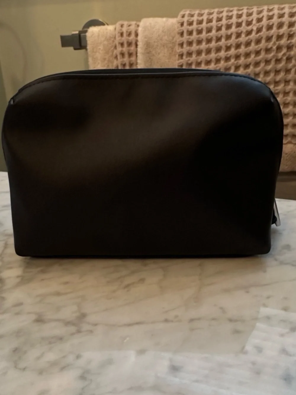 BEIS Black Travel Cosmetic Bag